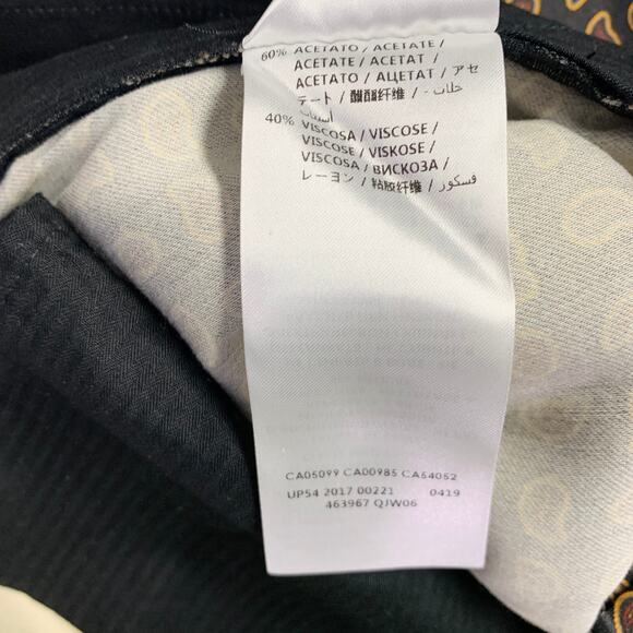 ALEXANDER MCQUEEN Size 34 Black Red Yellow Paisley Wool Silk Dress Pants - Picture 9 of 9